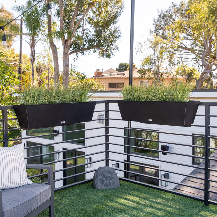 Veradek Pure Series Plastic Railing Planter & Reviews Wayfair